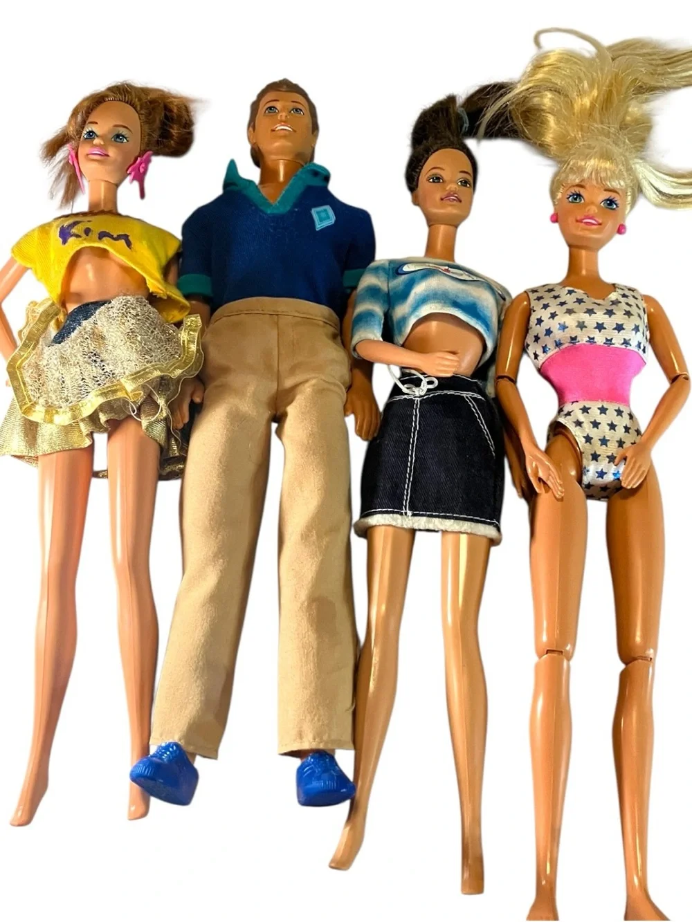Vintage Barbie Ken Doll Lot 90s Y2K Mattel Nsync Outfits As Is